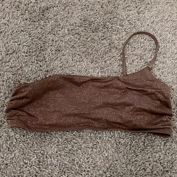 Vitamin A Swim Metallic Mauve Bikini Set - Picture 4 of 9